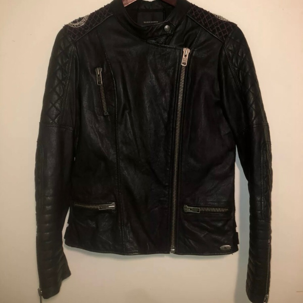 Scotch & Soda motorcycle leather jacket
